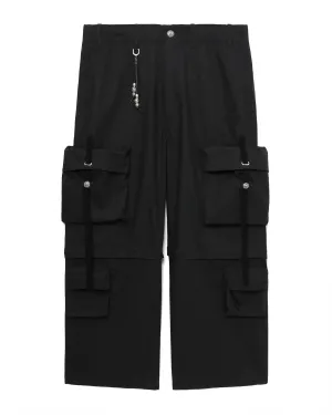 Wide cargo pants
