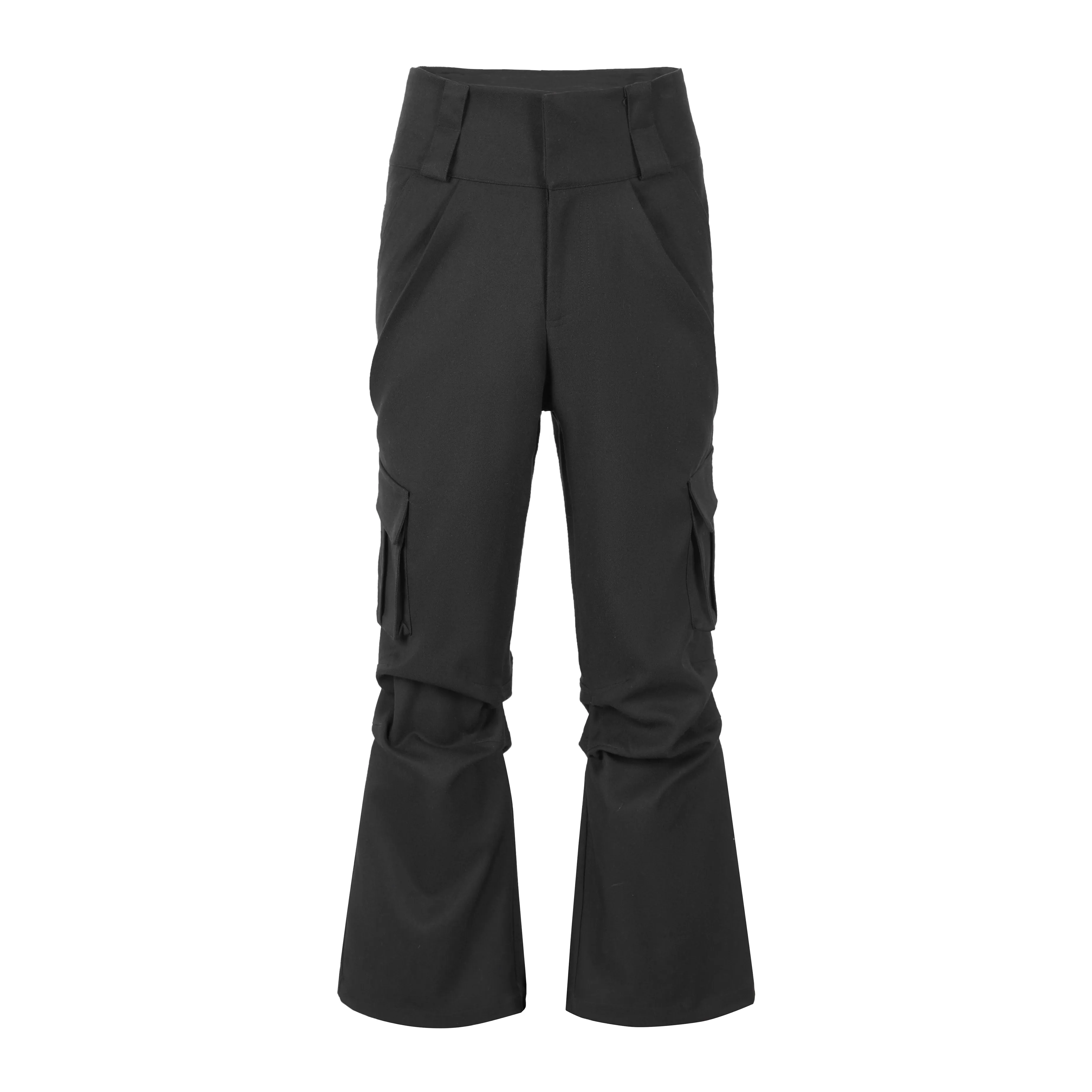 Wide-Leg Cargo Pants