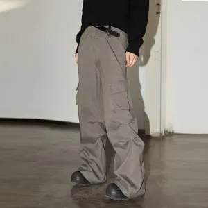 Wide-Leg Cargo Pants