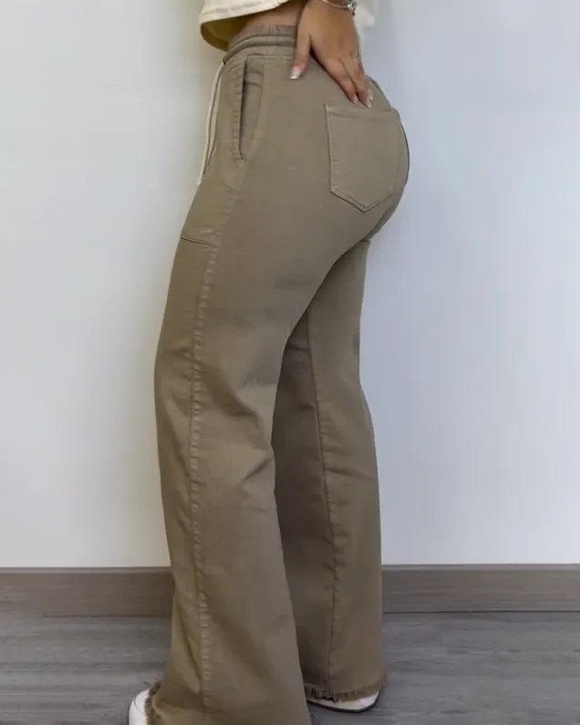 Wide Leg Jogging Pants (Pre-Sale)
