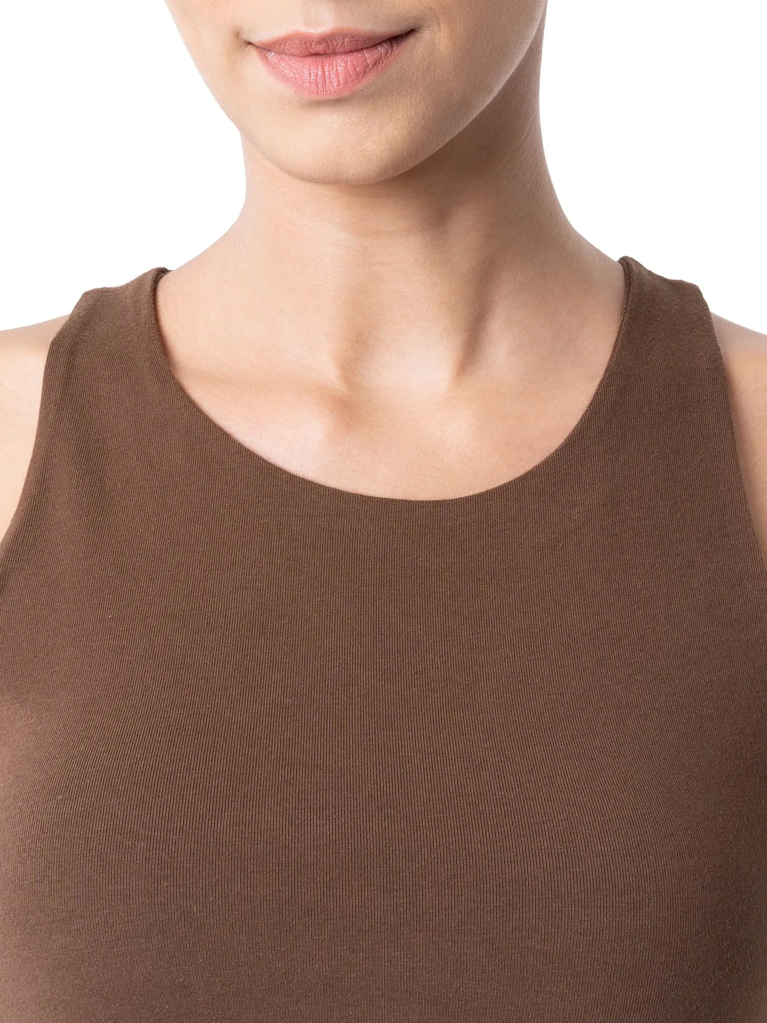 Women's Active Cropped Racerback Tank