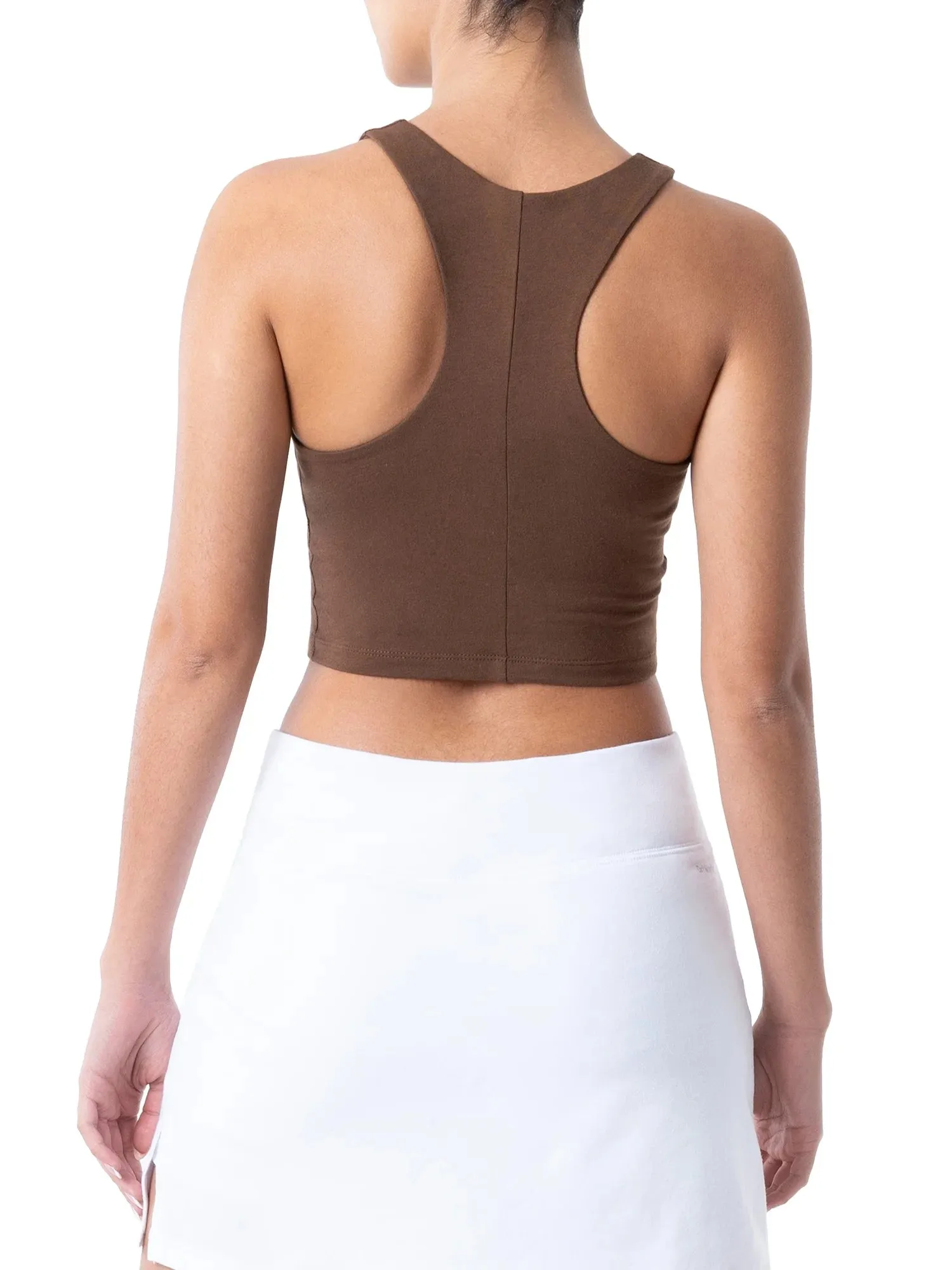 Women's Active Cropped Racerback Tank