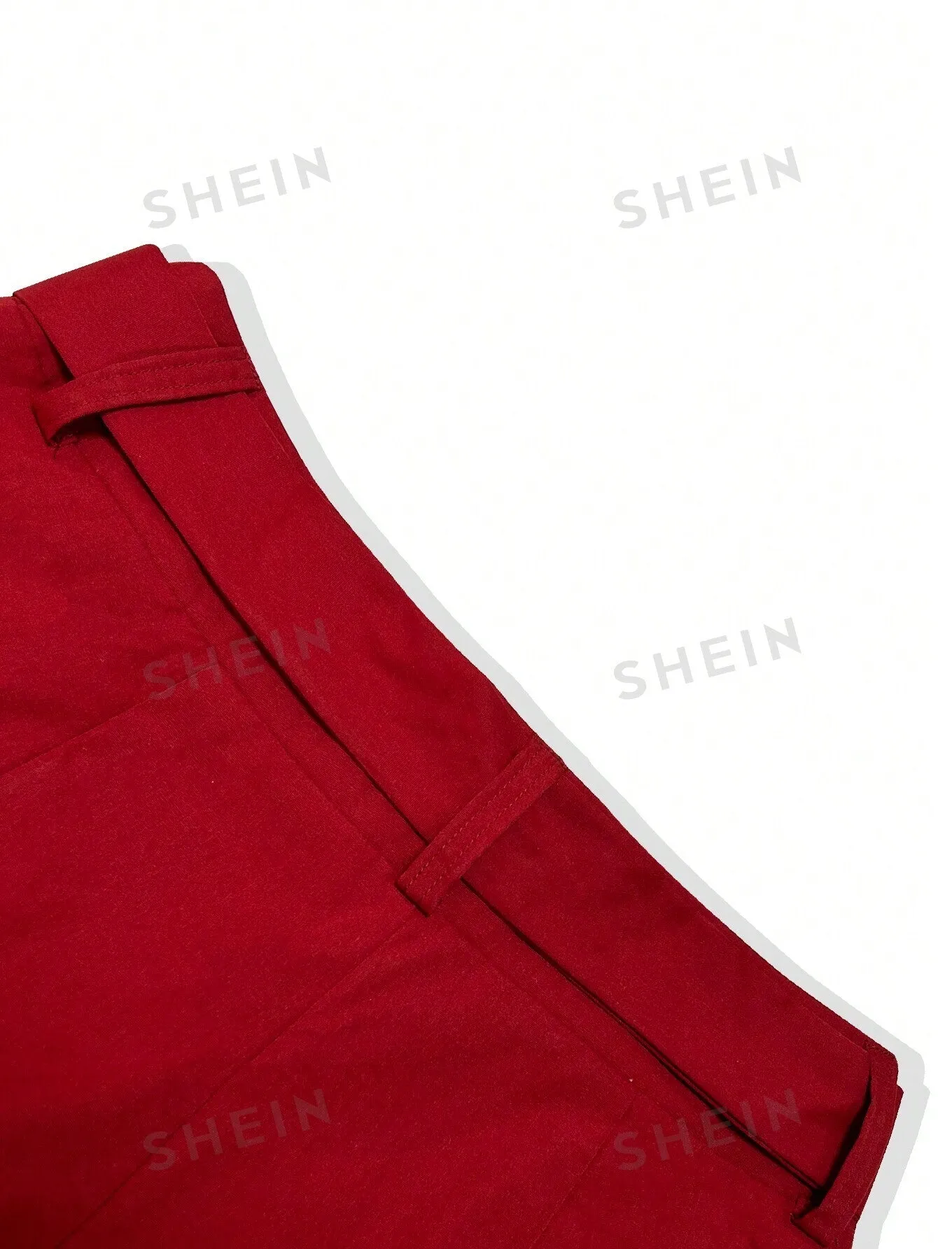 Women's Belted Retro Wide Leg Pants