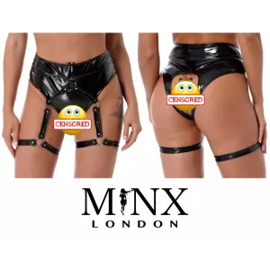 Womens Leather Harness | Womens Body Harness | Crotchless Panties