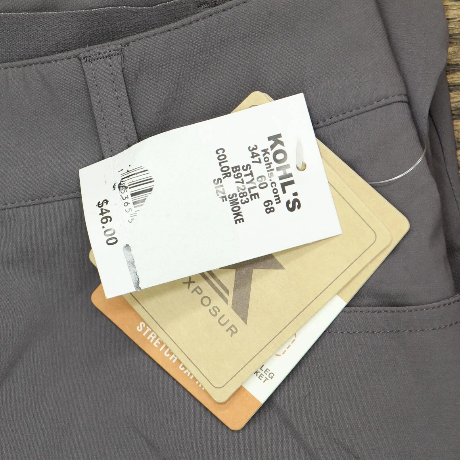 Zeroxposur Women's Sacramento Stretch Capri Pants B97283 Gray S