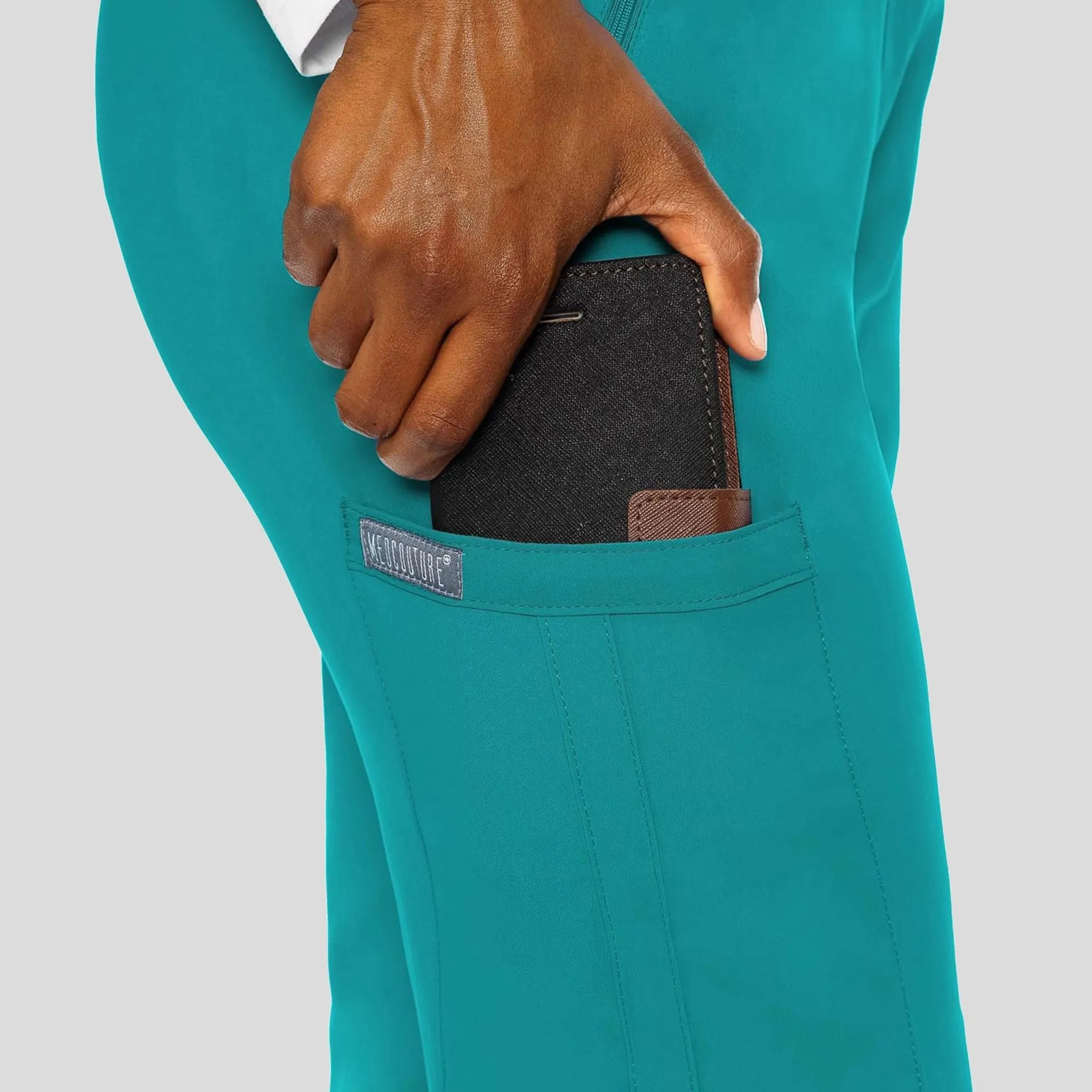 Zipper Pant | Teal